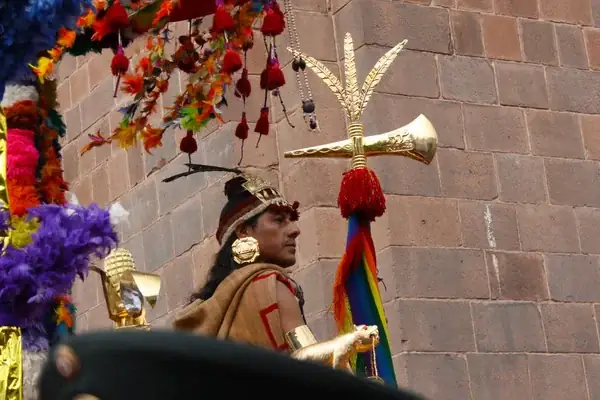 Inca at a Tahuantinsuyo ceremony