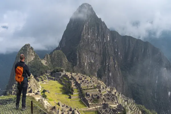 Vista al Machu Picchu.