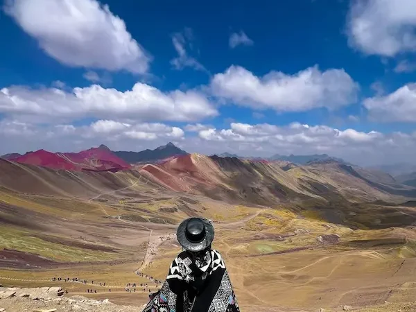 rainbow mountain in peru