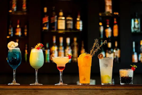 Traditional Peruvian drinks in glasses representing Peruvian culinary heritage
